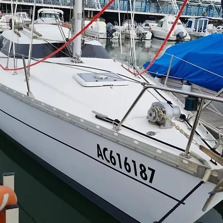 Num Veleiro Em 船屋